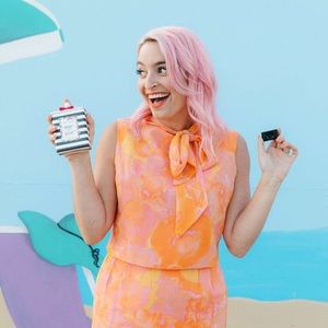 Vintage 60’s cocktail dress sherbet color